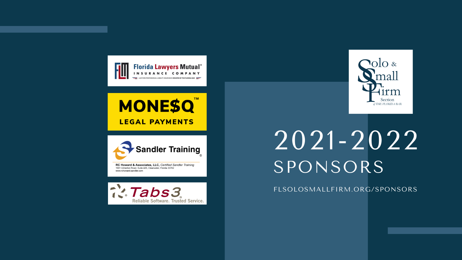 Solo & Small Firm Section Sponsors